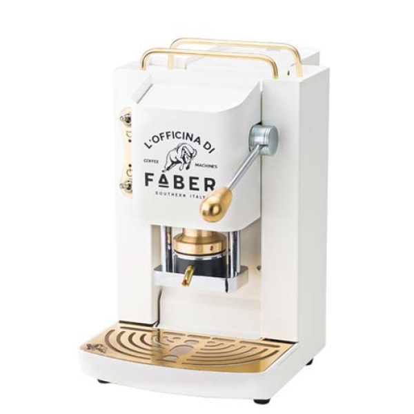 Espressomaschine Faber E.S.E. 44 mm Pads - Total Deluxe  +   "Set di degustazione" mit 35 Pads