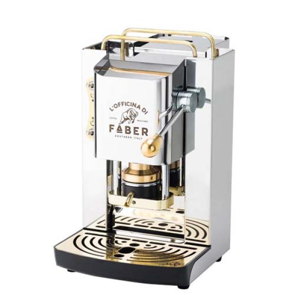 Espressomaschine Faber E.S.E. 44 mm Pads - Total Deluxe  +   "Set di degustazione" mit 35 Pads