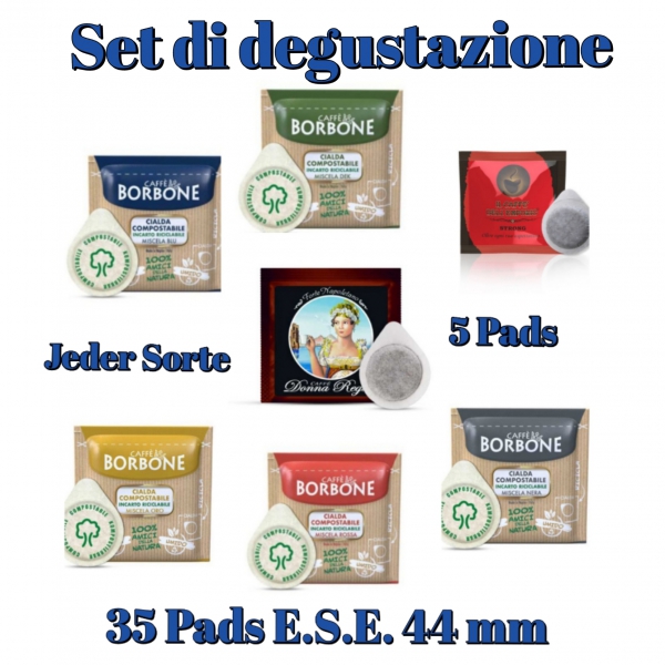 Set di degustazione 35 Pads E.S.E. 44 mm